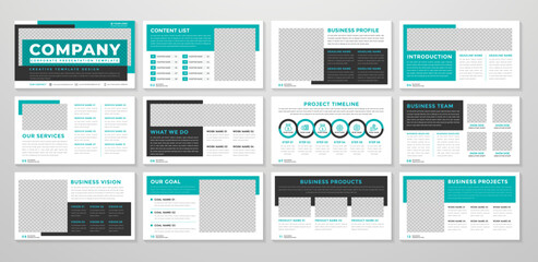 presentation layout template with minimalist style use for annual report and brochure vector illustration. abstract background flyer