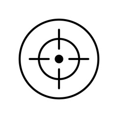 Cross hair icon vector design templates