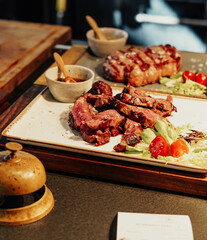 Beef in an Argentinian steakhouse
