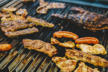 Beef in an Argentinian steakhouse

