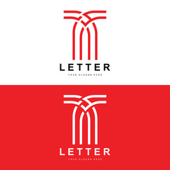 T Letter Logo, Modern Letter Style Vector, Design Suitable For Product Brands With T Letter