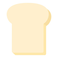 Illustration of a Slice of Bread design Icon