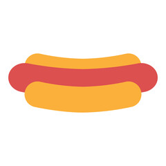 Illustration of Hot Dog design Icon