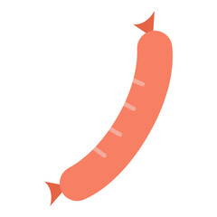 Illustration of A Piece of Sausage design Icon