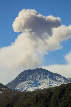 Smoking Volano at Nevados de Chillan