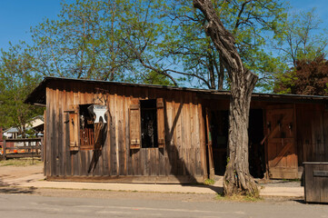 Old Blacksmith shop in Columbia State Historic Park, California, USA