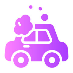 car wash gradient icon