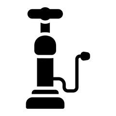 air pump glyph icon