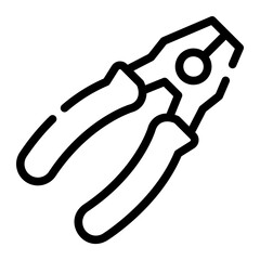 plier line icon