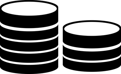 Database Icon in trendy flat style isolated on white background, for your web site design, app, logo.eps