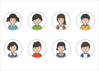 子供の表情アイコン