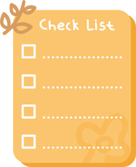 Cute aesthetic to-do list notes. vector format. editable file