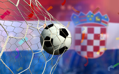 Football Cup competition between the national Netherlands and national Croatia.