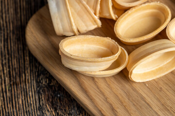 waffle empty cups for other food