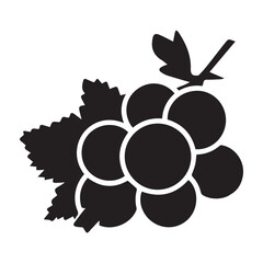 Currant fruit icon