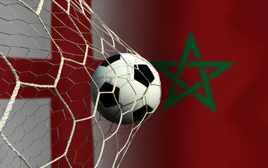 Football Cup competition between the national England and national Morocco.