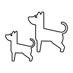 Dogs, puppys, pets icon