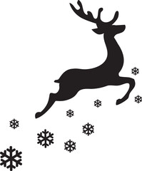 Vector Christmas Reindeer