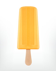 Fruit popsicle on stick