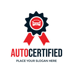 Auto Certified Logo with car.