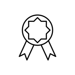 Award badge icon design template vector isolated illustration