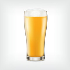 Glasses of beer. Vector icon