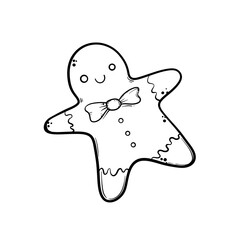 Christmas cartoons to decorate the card. Coloring for children.