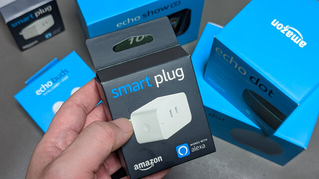 Amazon Smart Plug/Echo Dot/Echo Show/Echo Buds - IoT Devices For Smart Life&home. Works With Alexa