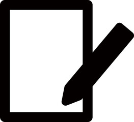 アイコン単品素材-メモアイコン-