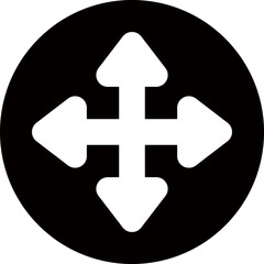 アイコン単品素材-十字キー-