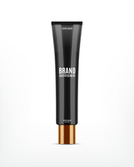 Black cream tube