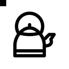 kettle icon vector