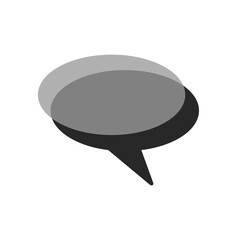 Tooltip, cloud, icon, pictogram. Callouts for text in comics to indicate conversation, chat, discussion. Use for web, internet, for stories, site, as logo or mockup.