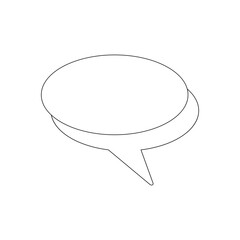 Tooltip, cloud, icon, pictogram. Callouts for text in comics to indicate conversation, chat, discussion. Use for web, internet, for stories, site, as logo or mockup.
