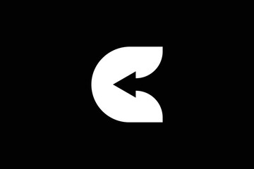Letter C Arrow Logo Design Template