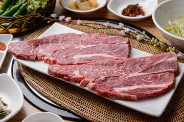Grilled beef