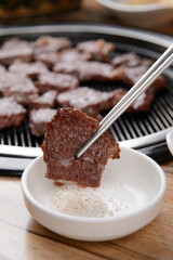 Grilled beef