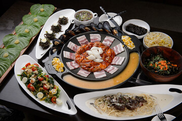 Spicy webfoot octopus dish