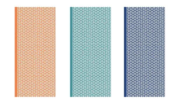日本の伝統模様, 鹿の子を三色で, Japanese traditional pattern "Kanoko"
