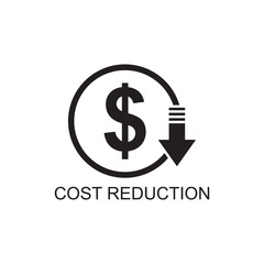 cost reduction icon , business icon