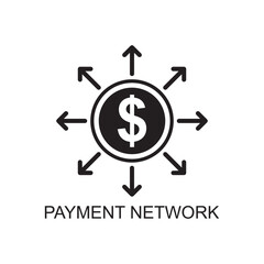 financial network icon , business icon