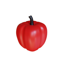 3D Illustration Bell Pepper