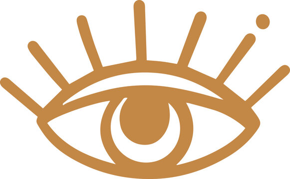 recommend clip art: Eye hand drawn icon design vector. 