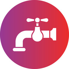Water Tap Icon Style