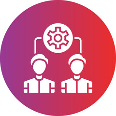 Team Work Icon Style