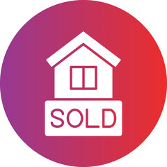 House Sold Icon Style