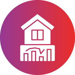 House Stats Icon Style