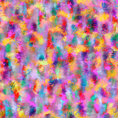 Abstract vivid grunge neon blurry leopard skin splotches, fur fashion fabric print Bright chaotic random patches of soft fluffy wild animal skin