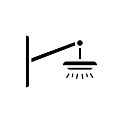 study lamp, black, icon, design, flat, style, trendy, collection, template