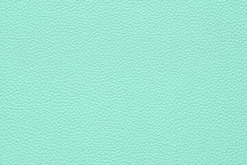 Fototapeta premium Closeup view of mint leather texture as background